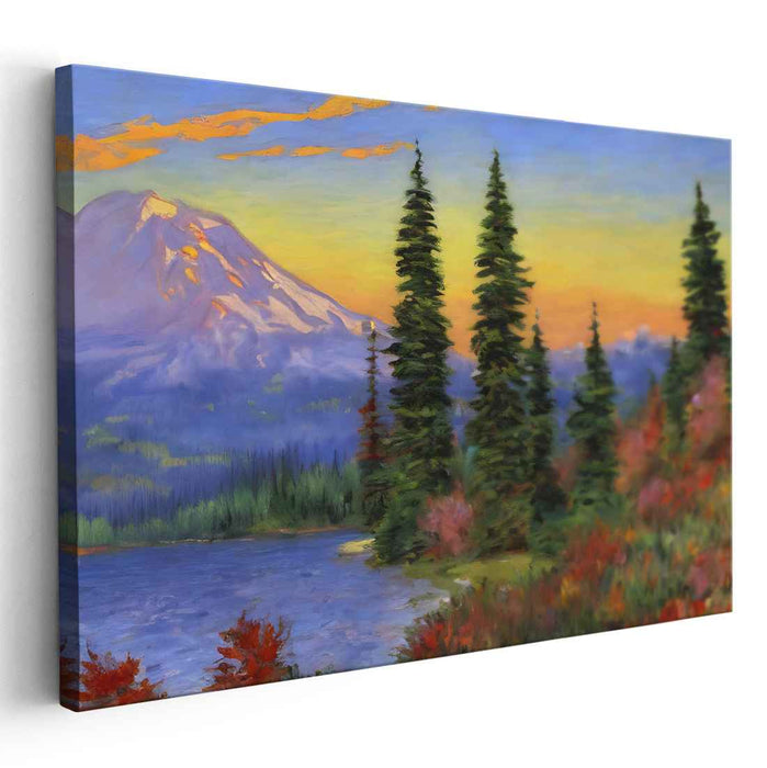Impressionism Mount Rainier #124