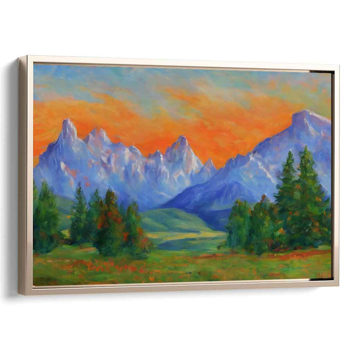 Tranquil Landscapes Abound: Tranquil Landscape Canvas Art Print
