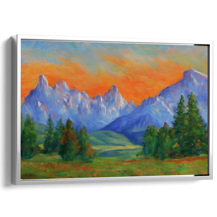 Tranquil Landscapes Abound: Tranquil Landscape Canvas Art Print