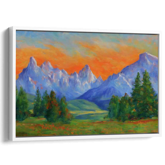 Tranquil Landscapes Abound: Tranquil Landscape Canvas Art Print