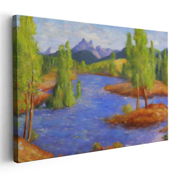 Impressionism Rocky Mountains #108