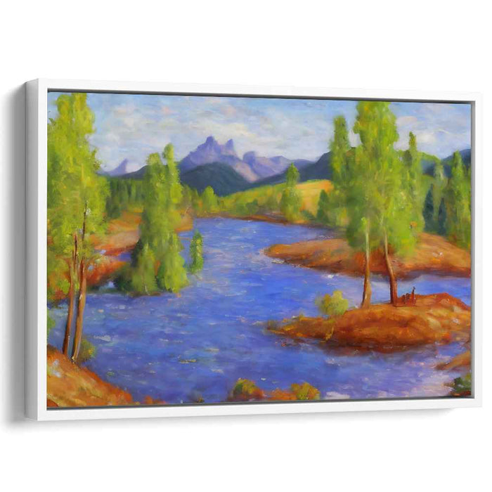 Impressionism Rocky Mountains #108