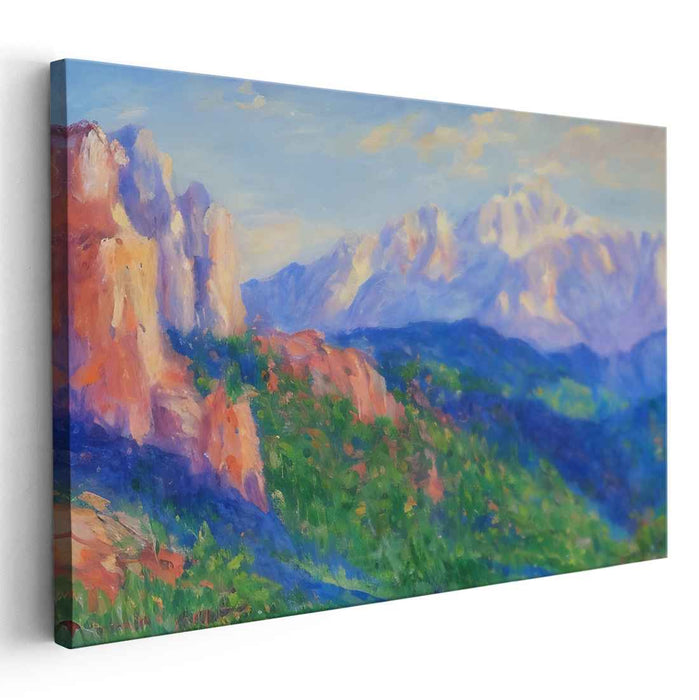 Impressionism Rocky Mountains #121