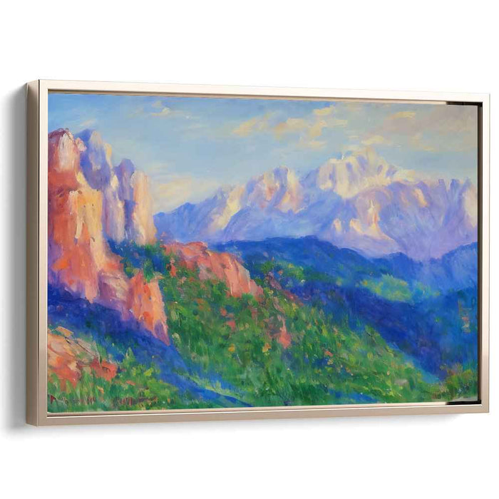 Impressionism Rocky Mountains #121