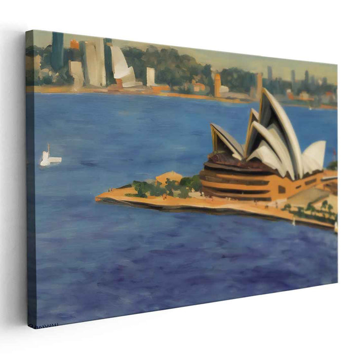 Stage of Illusion: The Majestic Opera House Canvas Art Print