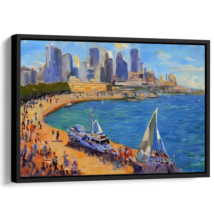 Urban Waterfront: A Symphony of City and Sea