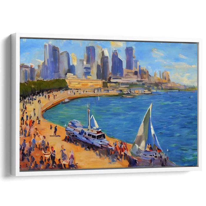 Urban Waterfront: A Symphony of City and Sea