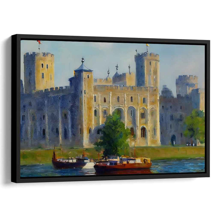 Serenade of Brushstrokes: Impressionist Landscape Canvas Art Print