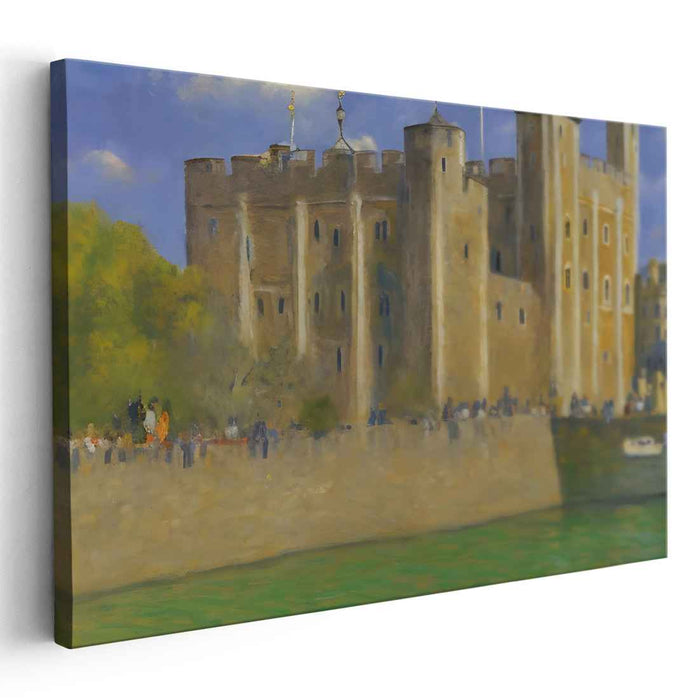 Whispering Walls Rise High: Medieval Castle by the Water