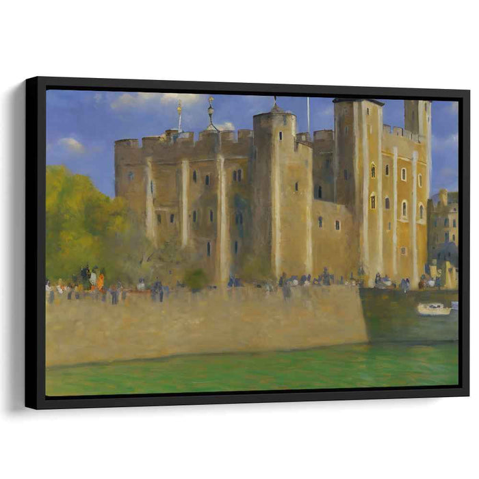 Whispering Walls Rise High: Medieval Castle by the Water