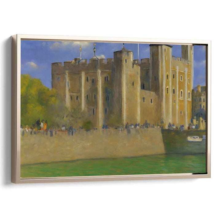 Whispering Walls Rise High: Medieval Castle by the Water