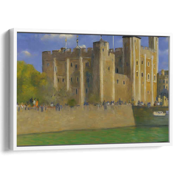 Whispering Walls Rise High: Medieval Castle by the Water