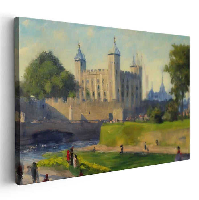 Midnight Serenade in London: Romantic Landscape of the Tower of London