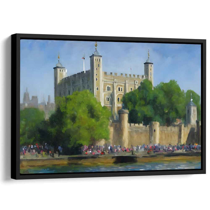 Time-Worn Sentinel: Realistic Landscape of the Historic Tower of London