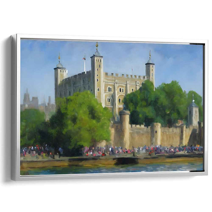 Time-Worn Sentinel: Realistic Landscape of the Historic Tower of London
