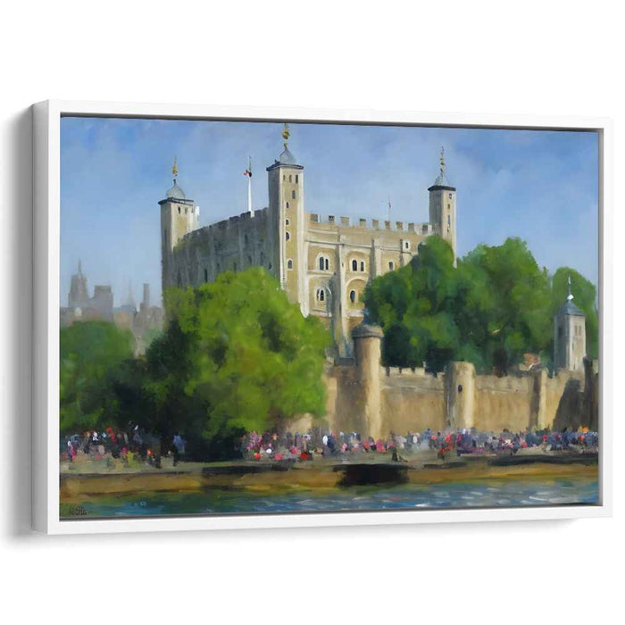 Time-Worn Sentinel: Realistic Landscape of the Historic Tower of London