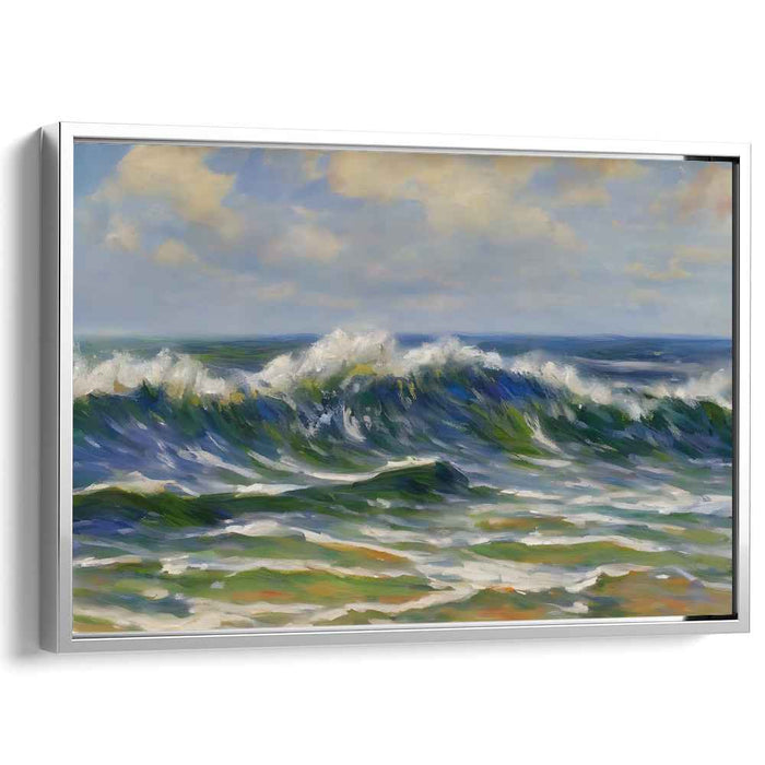 Maritime Enchantment: Captivating Seascape Oil Painting
