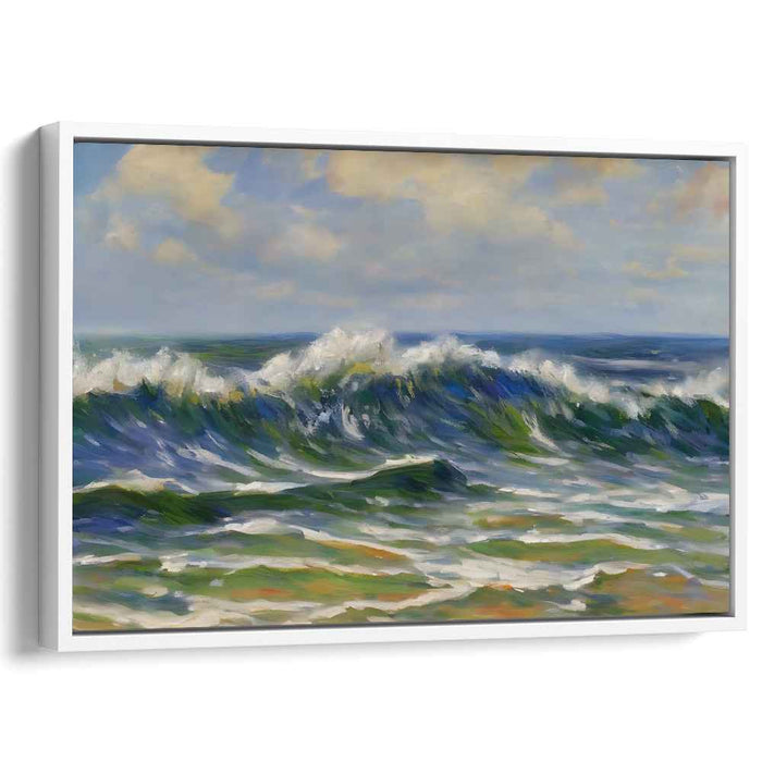 Maritime Enchantment: Captivating Seascape Oil Painting