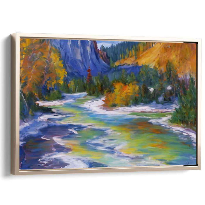 Impressionism Yellowstone National Park #104