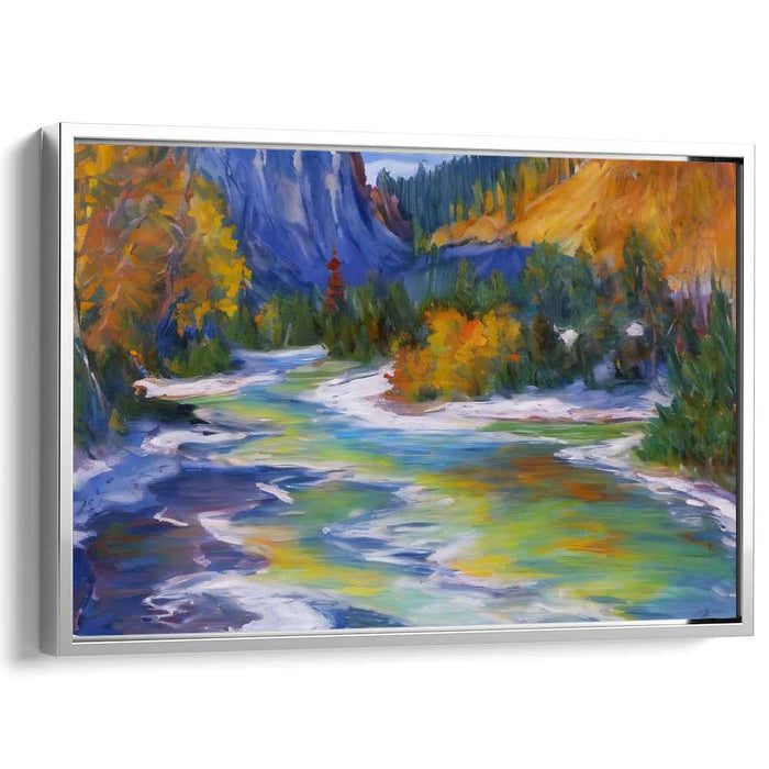 Impressionism Yellowstone National Park #104