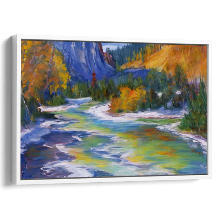 Impressionism Yellowstone National Park #104