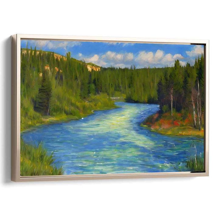 Impressionism Yellowstone National Park #116