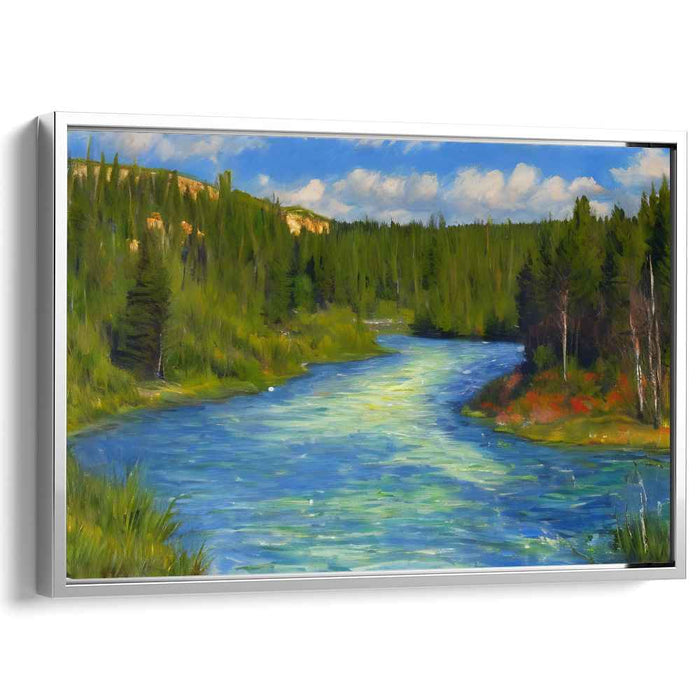 Impressionism Yellowstone National Park #116