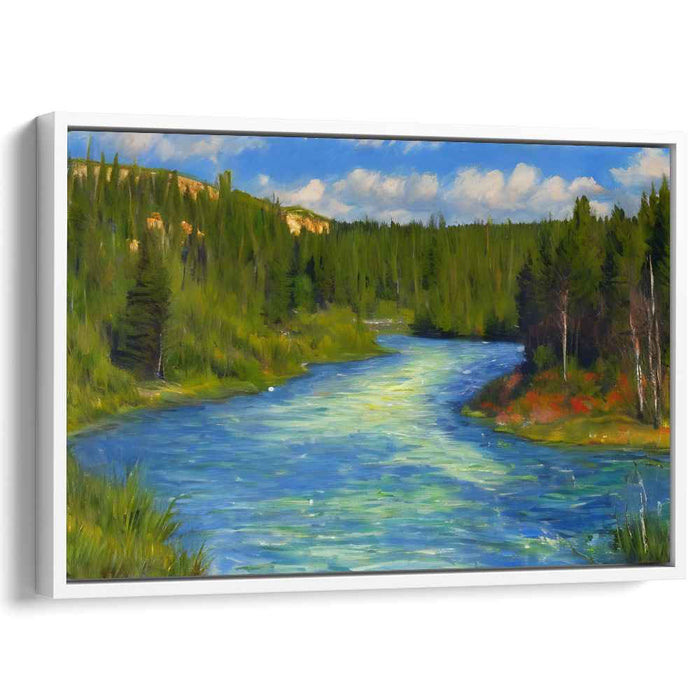 Impressionism Yellowstone National Park #116