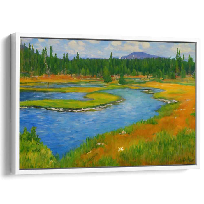 Impressionism Yellowstone National Park #120