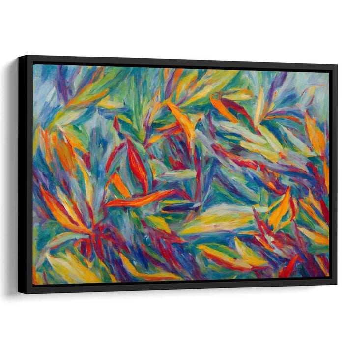 Impressionist Oil Birds of Paradise #107