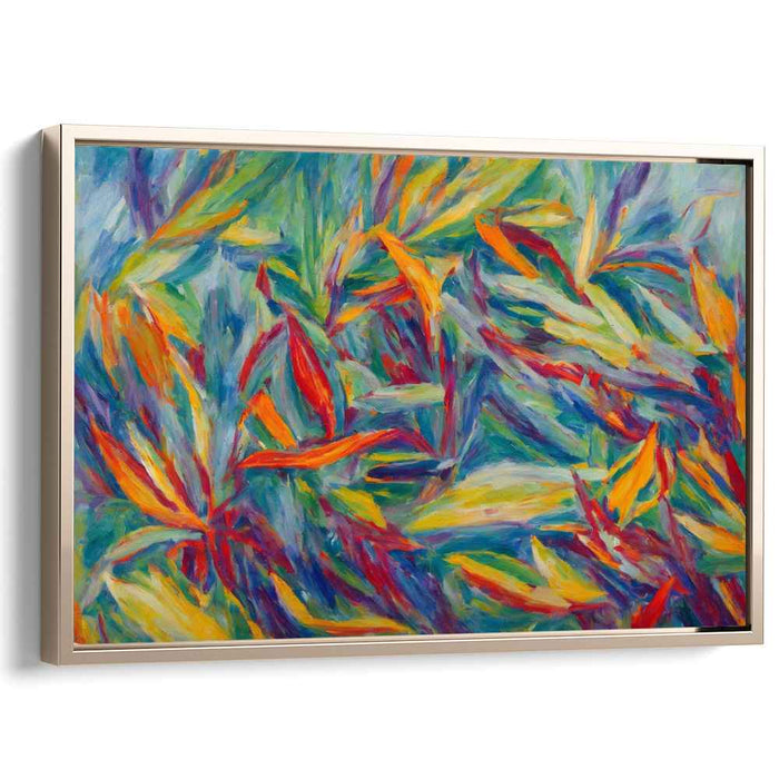 Impressionist Oil Birds of Paradise #107