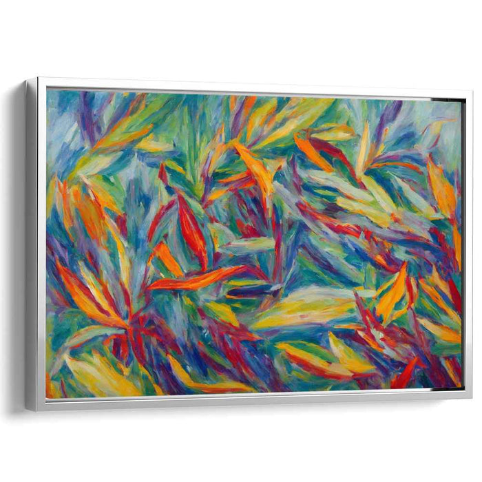 Impressionist Oil Birds of Paradise #107