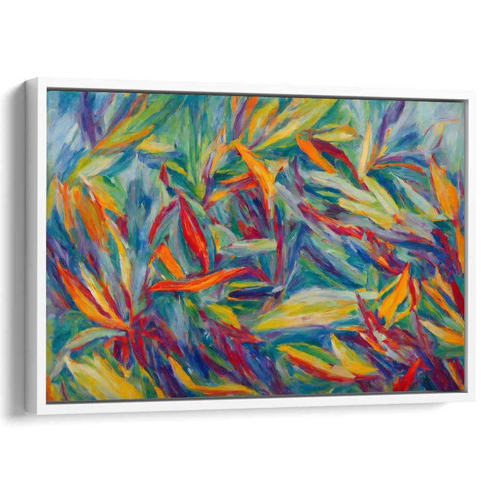 Impressionist Oil Birds of Paradise #107