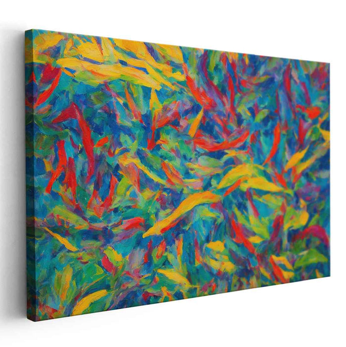 Impressionist Oil Birds of Paradise #127