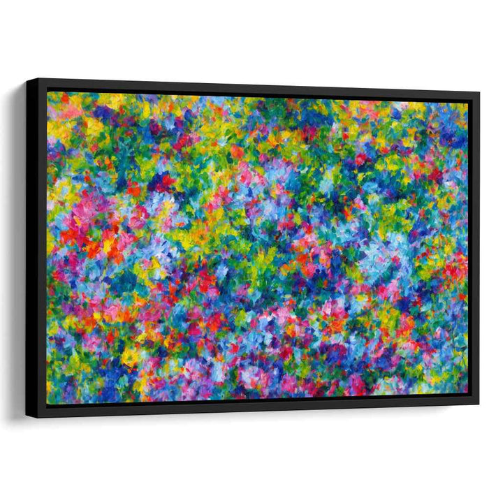 Harmony Blooms Unite: A Symphony of Floral Impressions Canvas Art