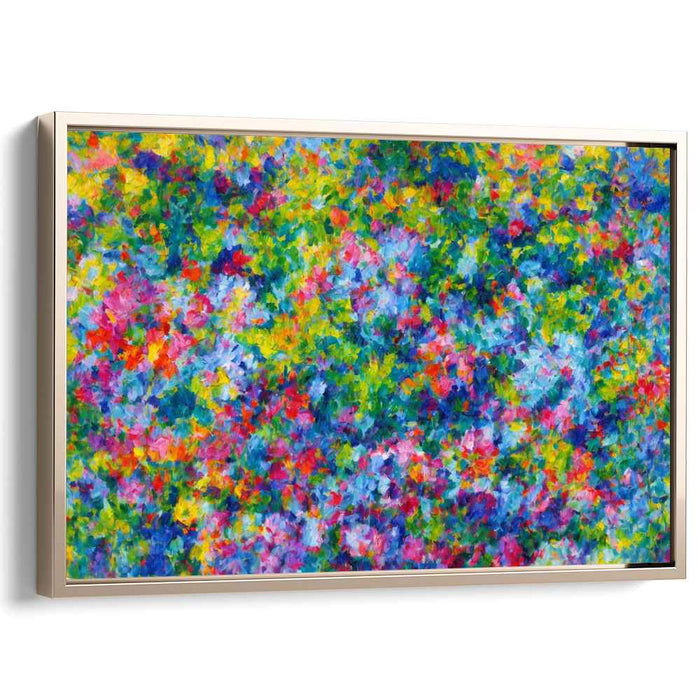 Harmony Blooms Unite: A Symphony of Floral Impressions Canvas Art