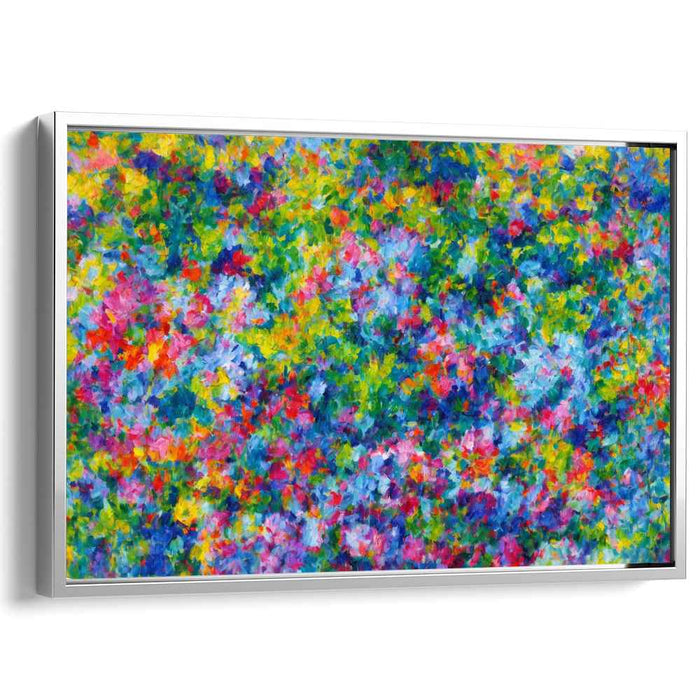 Harmony Blooms Unite: A Symphony of Floral Impressions Canvas Art