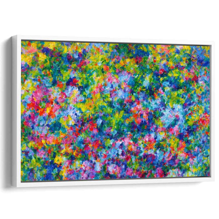 Harmony Blooms Unite: A Symphony of Floral Impressions Canvas Art