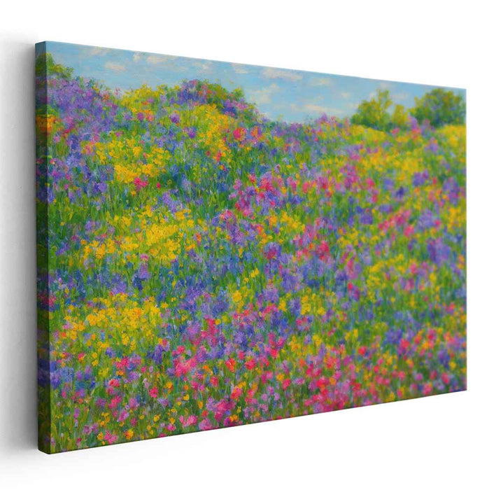 Impressionist Oil Wild Flowers #106