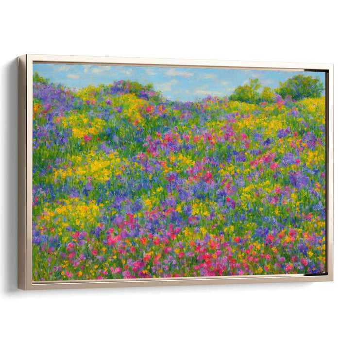 Impressionist Oil Wild Flowers #106