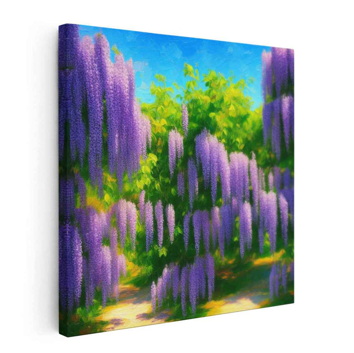 Whispers Of Floral Serenade: Lush Impressionist Garden Canvas Art