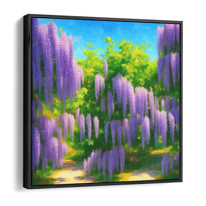 Whispers Of Floral Serenade: Lush Impressionist Garden Canvas Art