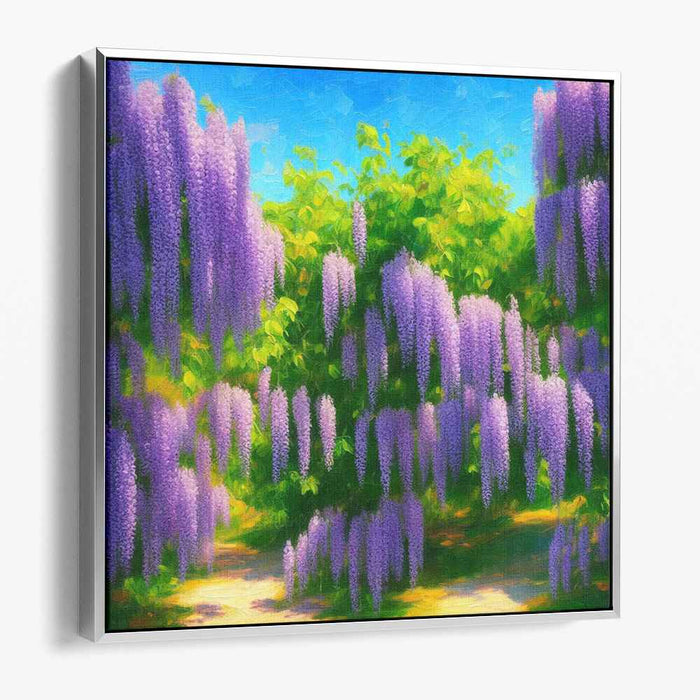 Whispers Of Floral Serenade: Lush Impressionist Garden Canvas Art