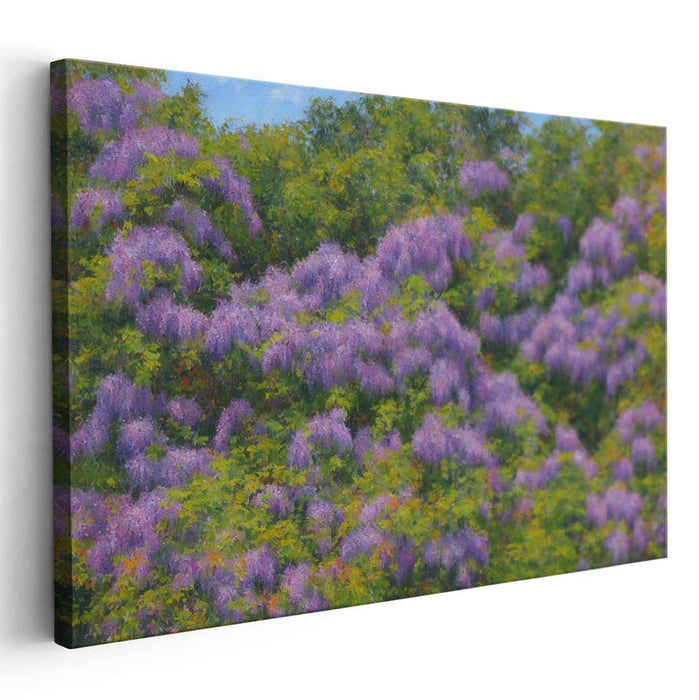 Pastel Serenity Dream: Tranquil Impressionist Landscape Canvas Art