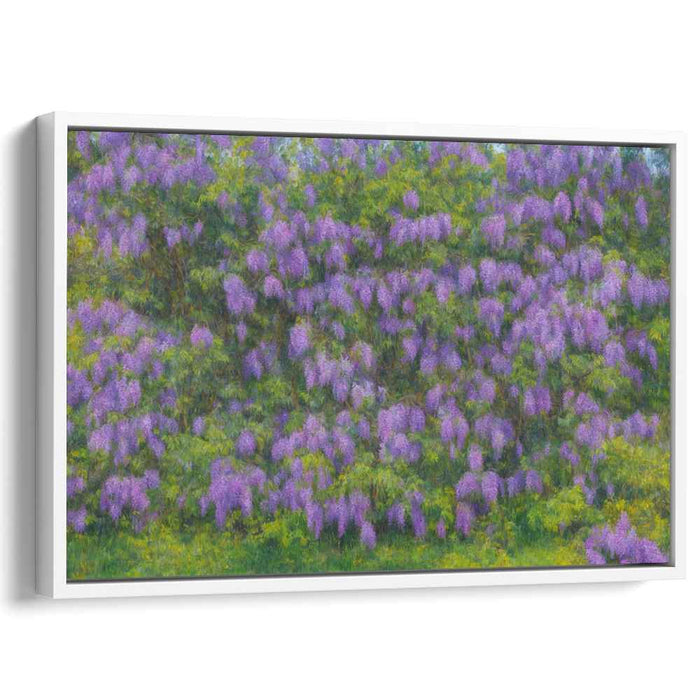 Impressionist Oil Wisteria #116