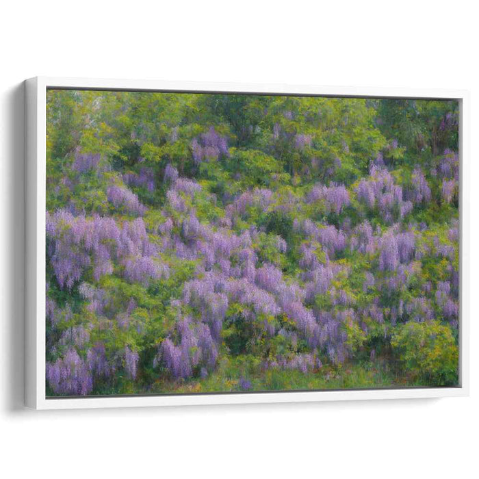 Enchanted Blissful Meadows: Lush Impressionist Landscape Canvas Art