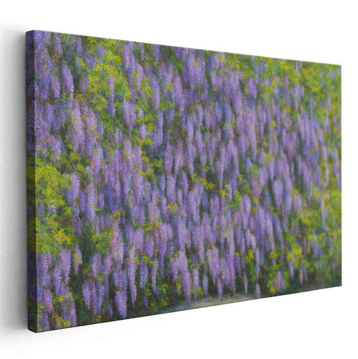 Impressionist Oil Wisteria #120