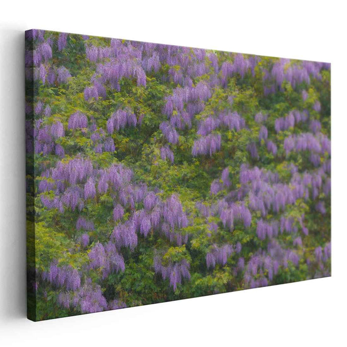 Exquisite Petal Whispers: Impressionist Floral Dreamscape Canvas Art Print