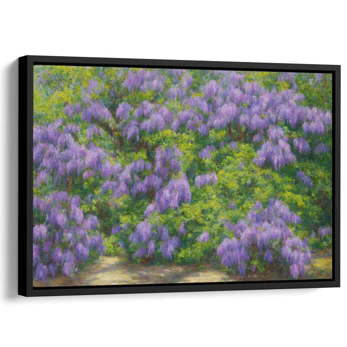 Impressionist Oil Wisteria #135