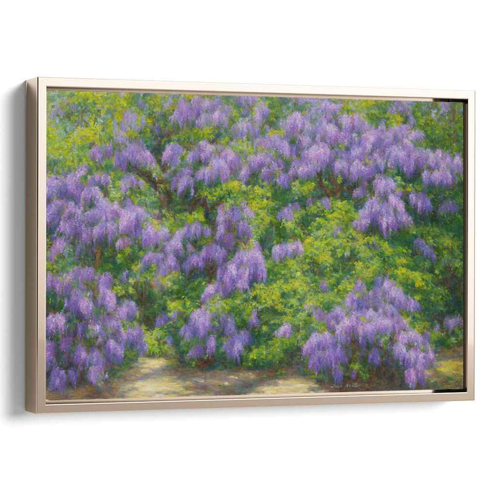 Impressionist Oil Wisteria #135